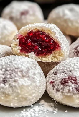 Raspberry Almond Snowball Cookies Delightful Easy Recipe