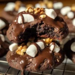 Rocky Road Chocolate Fudge Cookies