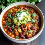 Simple Crockpot Vegetarian Chili Recipe