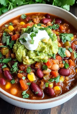 Simple Crockpot Vegetarian Chili Recipe