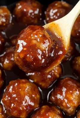 Slow Cooker Apple Butter Meatballs
