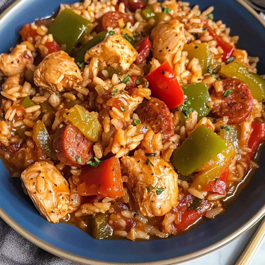 Slow Cooker Chicken Jambalaya