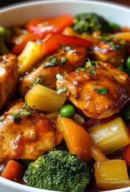 Slow Cooker Honey Garlic Chicken And Veggies Recipe