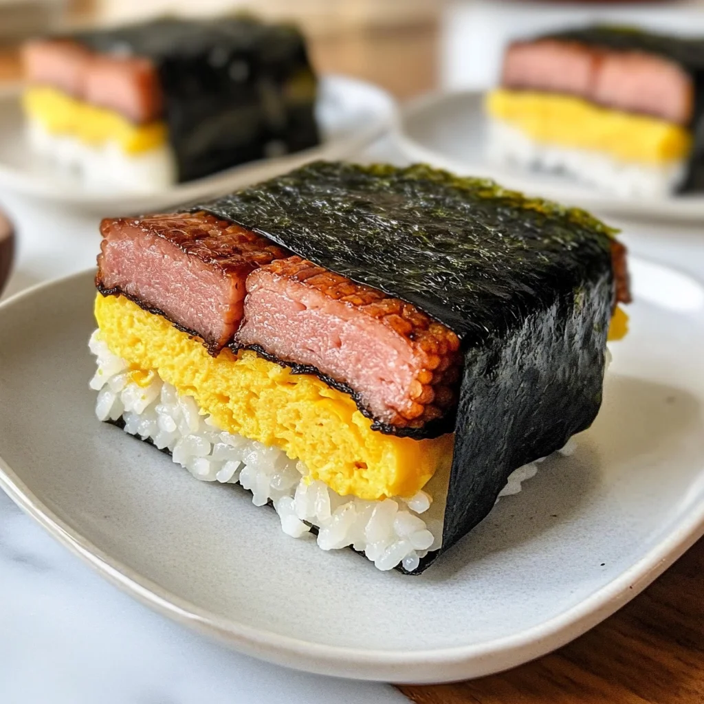 Spam Musubi with Egg