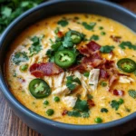 Spicy Jalapeño Popper Chicken Soup