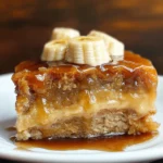 Sticky Banana Bread Pudding Cake