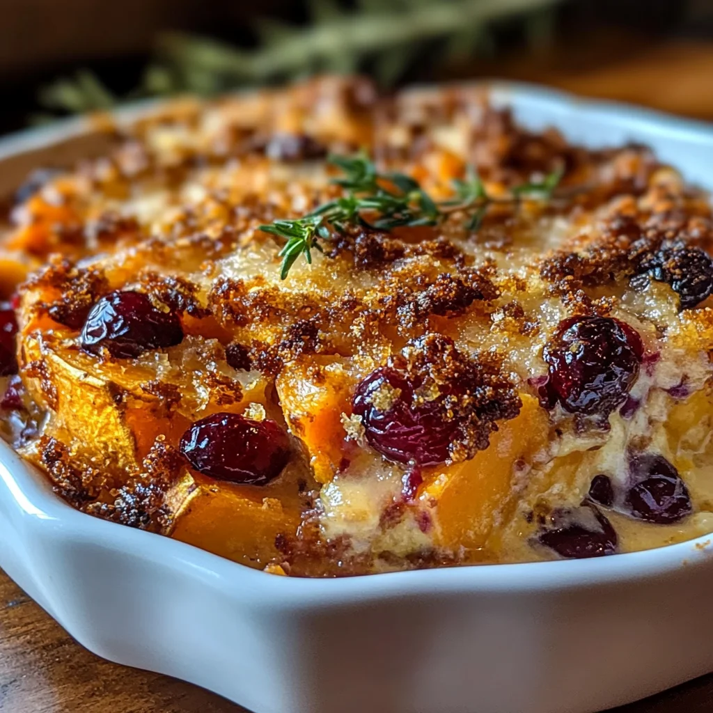 Sweet Potato & Cranberry Gratin: A Must-Try Festive Recipe!