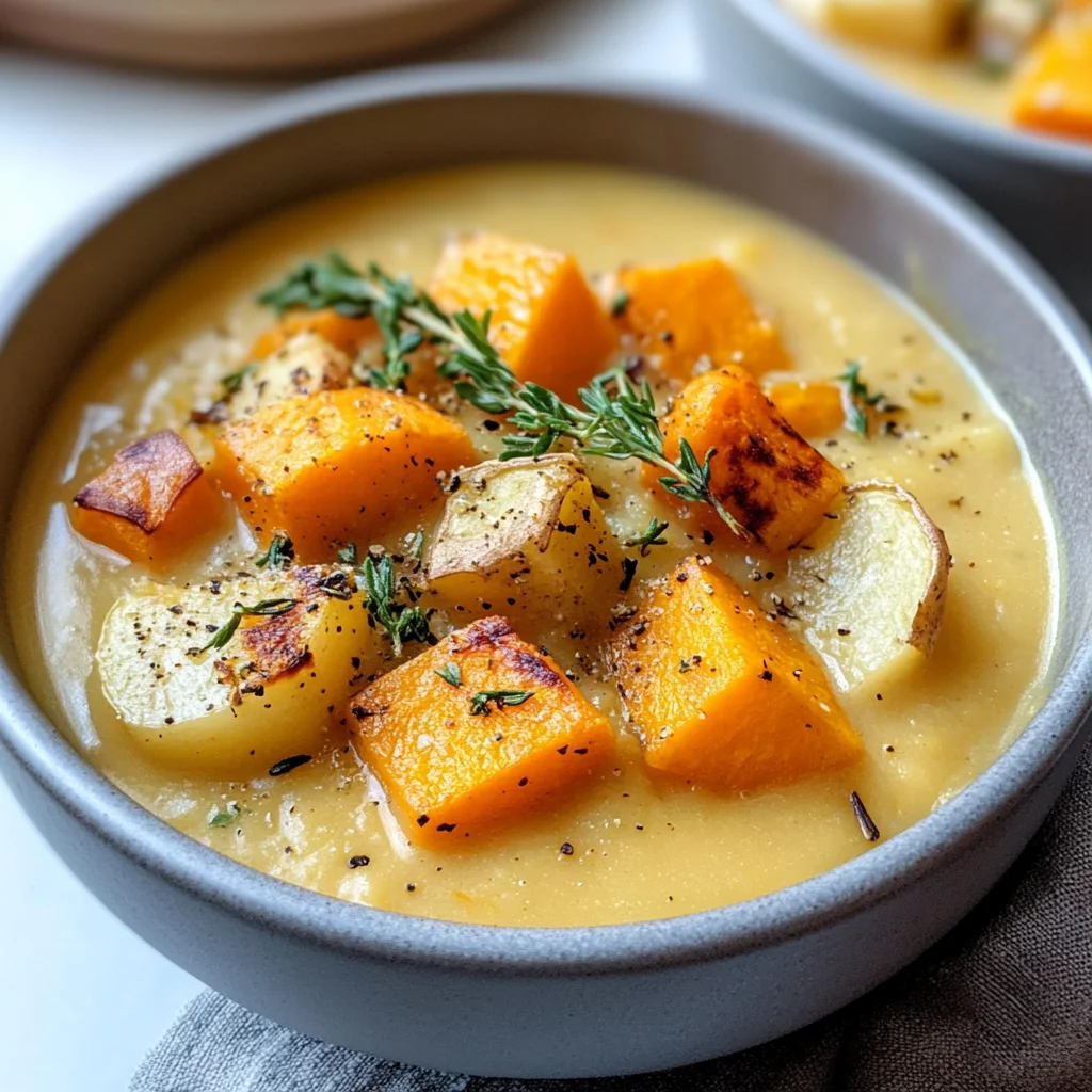 Tasty Roasted Winter Vegetable Soup