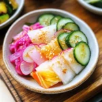 Asazuke (Japanese Lightly Pickled Vegetables)