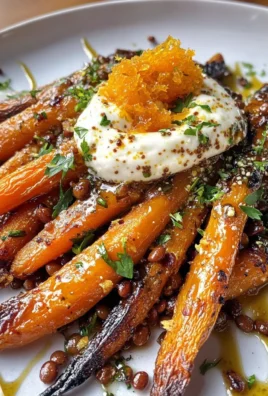 Balsamic Carrots With Orange Tahini Yogurt