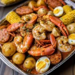 Cajun Seafood Boil with Garlic Butter Sauce