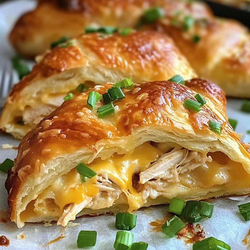 Chicken Stuffed Crescent Rolls Recipe - Easy & Delicious