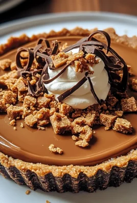 Chocolate Biscoff Tart