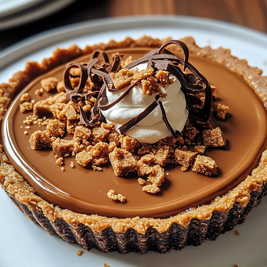 Chocolate Biscoff Tart