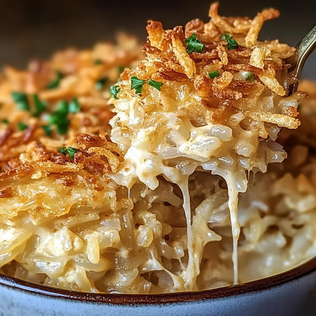 Comforting French Onion Chicken Rice Bake Your Family Will Love