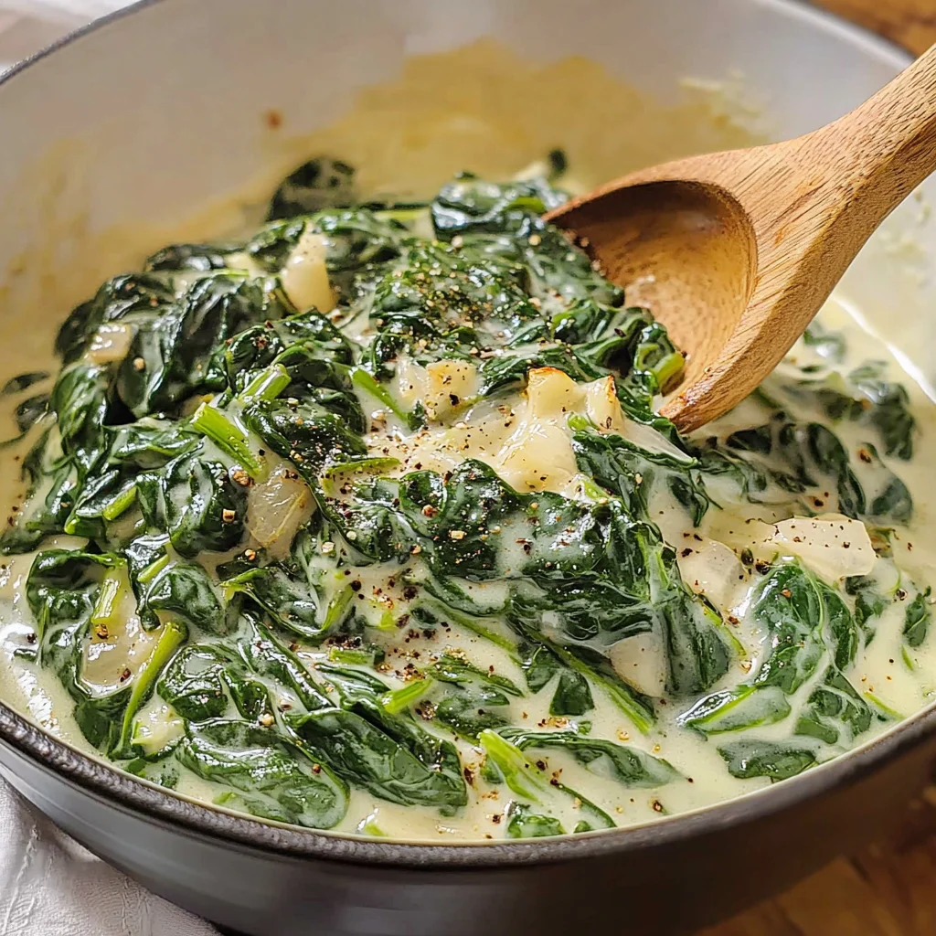 Creamed Spinach Recipe