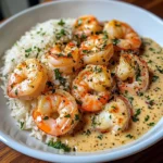 Creamy Garlic Butter Shrimp with Rice: A Quick and Comforting One-Pan Meal