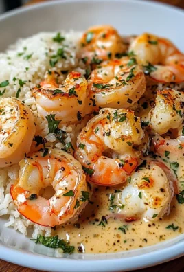 Creamy Garlic Butter Shrimp with Rice: A Quick and Comforting One-Pan Meal