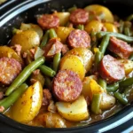 Crock Pot Swamp Potatoes with Sausage & Veggies