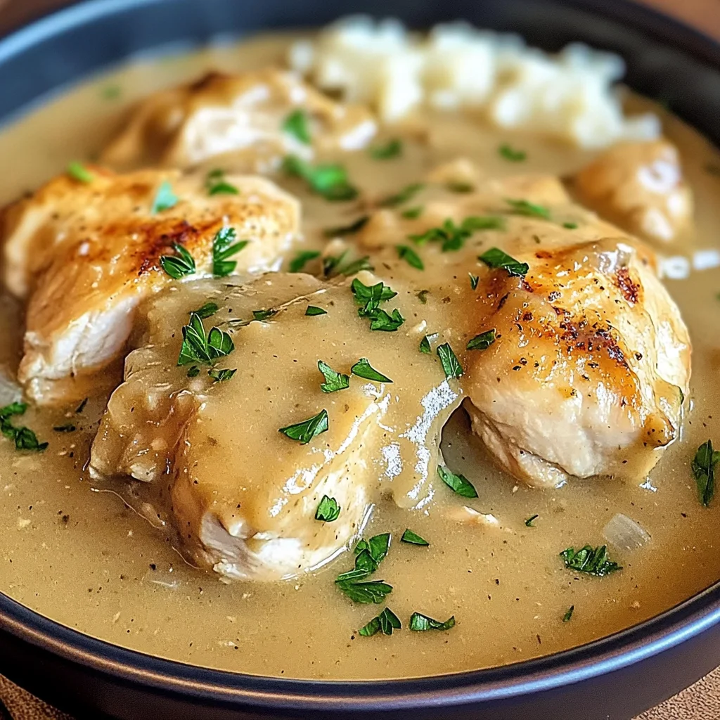 Crockpot Chicken and Gravy