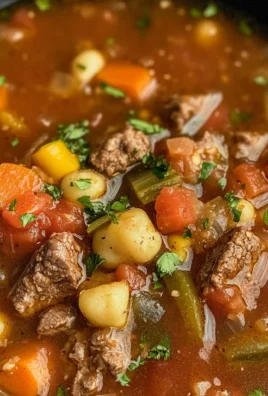 Crockpot Vegetable Beef Soup