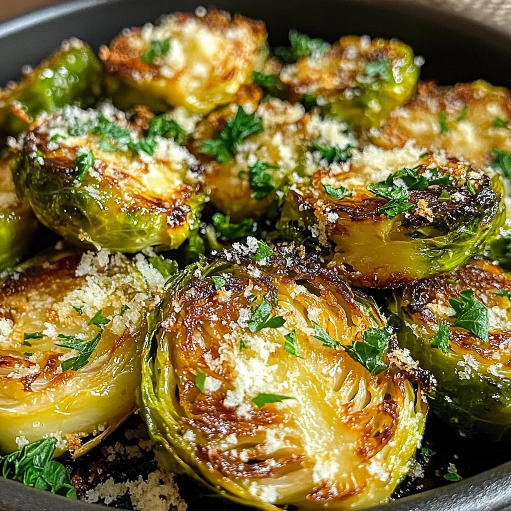 Delicious Garlic Butter Roasted Brussels Sprouts: A Flavorful Side Dish Recipe
