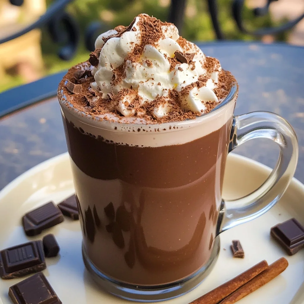 Disneyland's Hot Chocolate Recipe