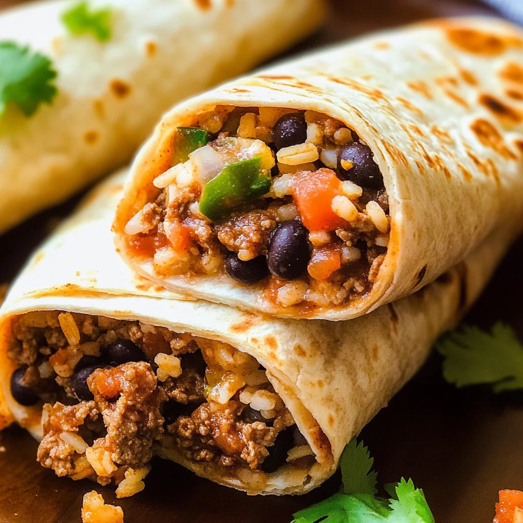 Easy Beef Burritos {30 Minute Recipe}