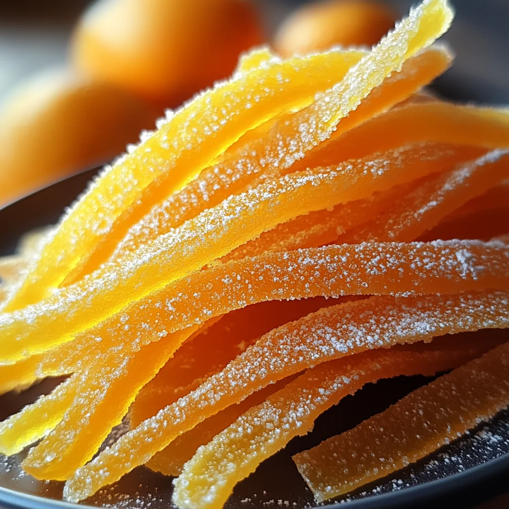 Easy Candied Orange Peel