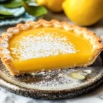 French Lemon Tart W/ Lemon Curd