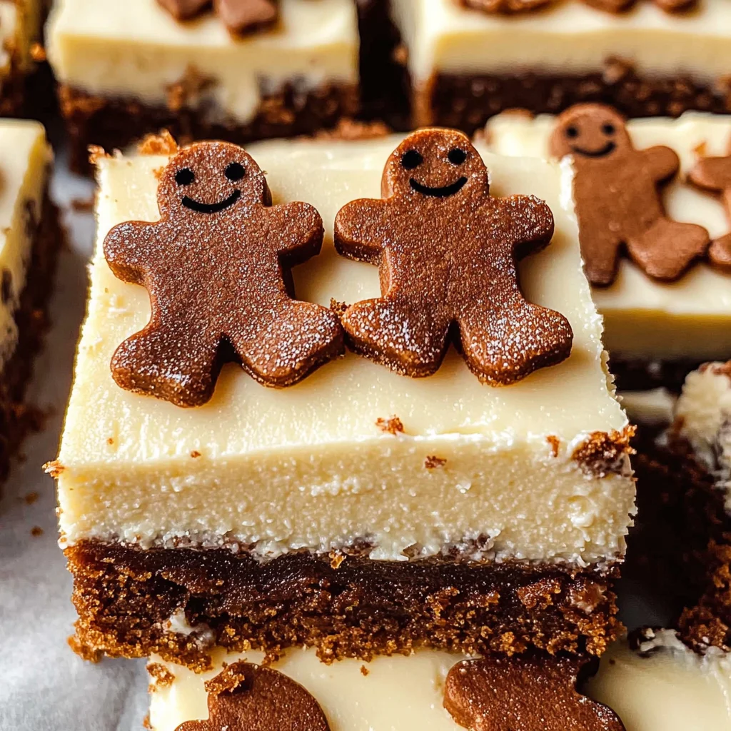 Gingerbread Cheesecake Bars