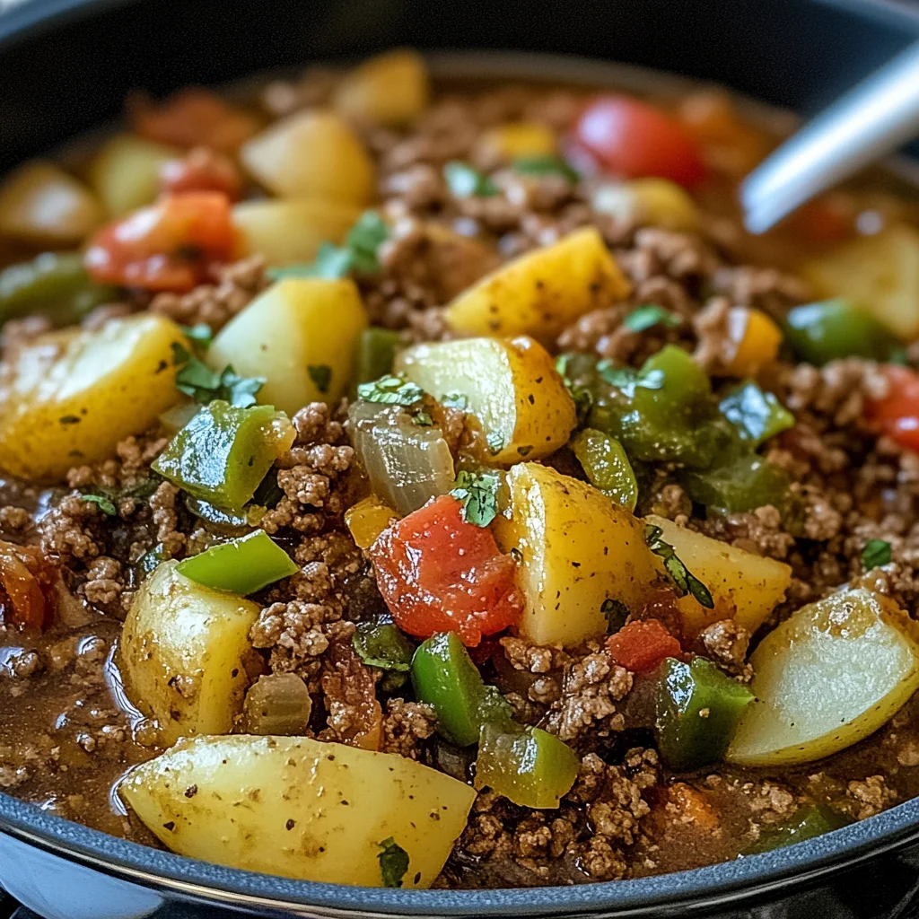 Green Chile Picadillo
