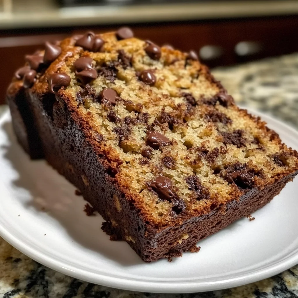 Irresistible Super Moist Chocolate Chip Banana Bread
