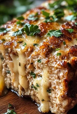 Juicy Garlic Parmesan Chicken Meatloaf: Comfort Food Delight