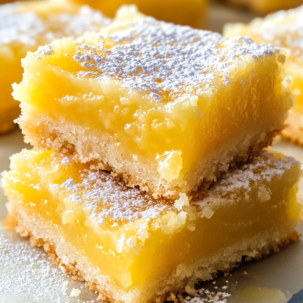 Lemon Bars (with Shortbread Crust!)