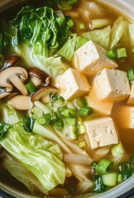 Napa Cabbage Tofu Soup