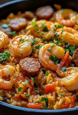 One Pot Shrimp and Sausage Jambalaya