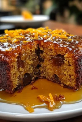 Orange & Cardamom Date Cake with Honey Drizzle