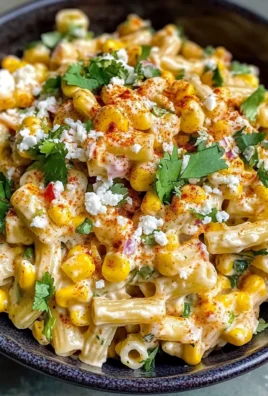 Perfect Mexican Street Corn Pasta Salad - homefoodkitchen