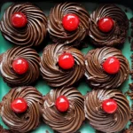 Piped Chocolate Butter Cookies