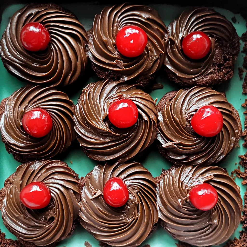 Piped Chocolate Butter Cookies