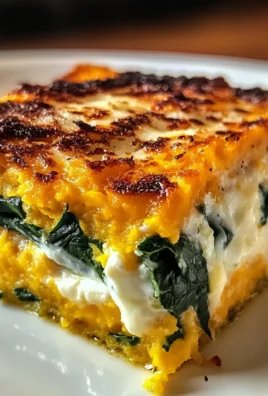 Pumpkin Spinach Polenta Casserole is a must-try dish!
