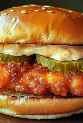 Spicy Chicken Sandwich with Creamy Homemade Sauce