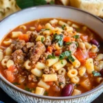 Spicy Italian Sausage Pasta e Fagioli