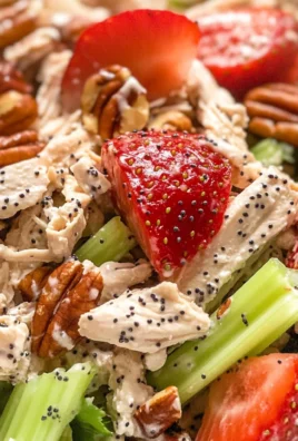 Strawberry Pecan Poppy Seed Chicken Salad