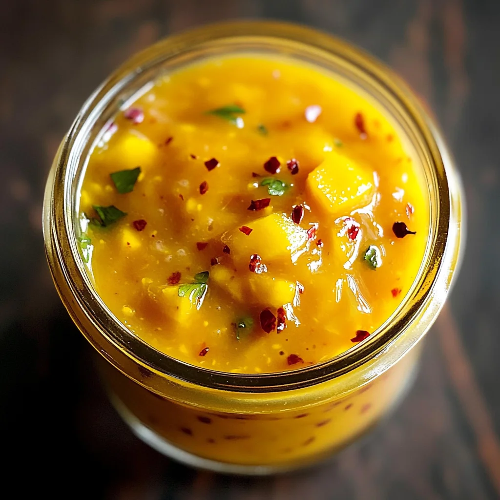 Sweet Spicy Mango Dressing
