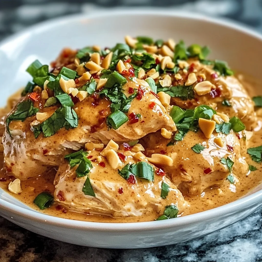 Thai Peanut Chicken Recipe