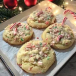 Candy Cane Whipped Shortbread Cookies | Easy and Delicious
