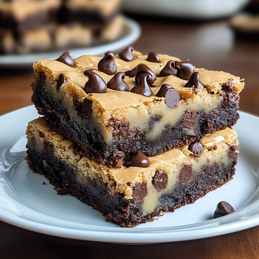 Chocolate Chip Cookie Brownies Recipe