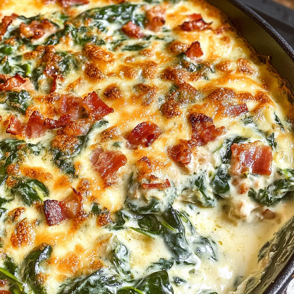 Creamed Spinach Bake